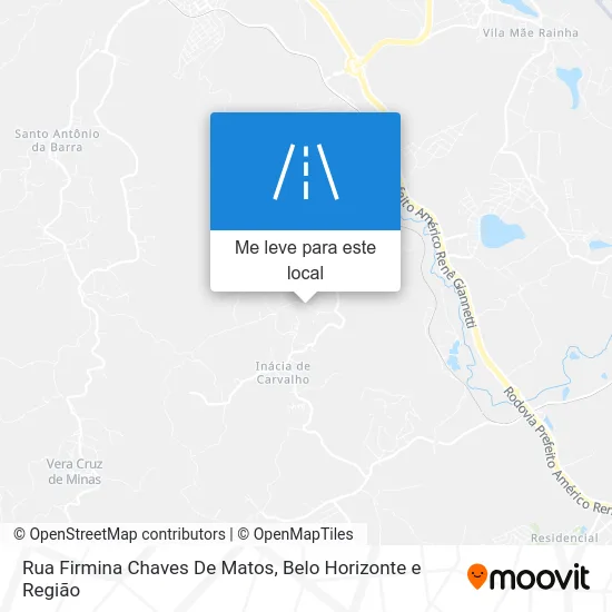 Rua Firmina Chaves De Matos mapa