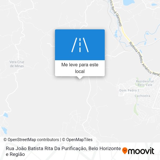 Rua João Batista Rita Da Purificação mapa