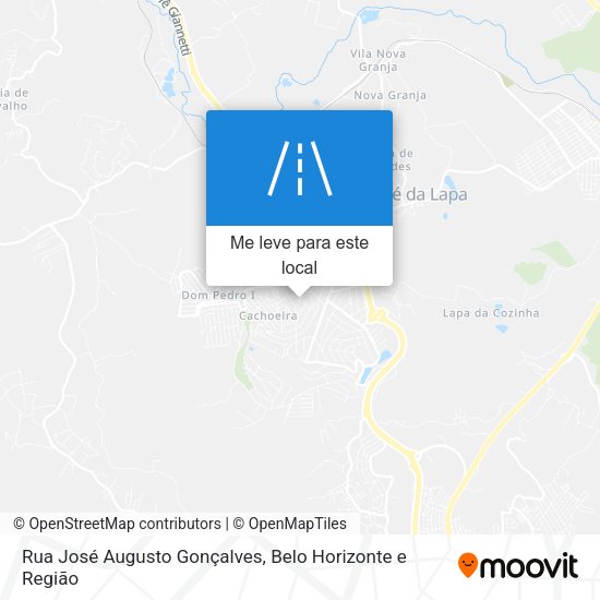 Rua José Augusto Gonçalves mapa