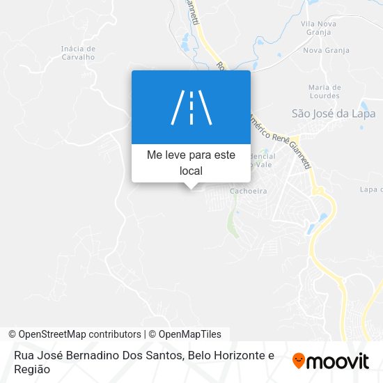 Rua José Bernadino Dos Santos mapa