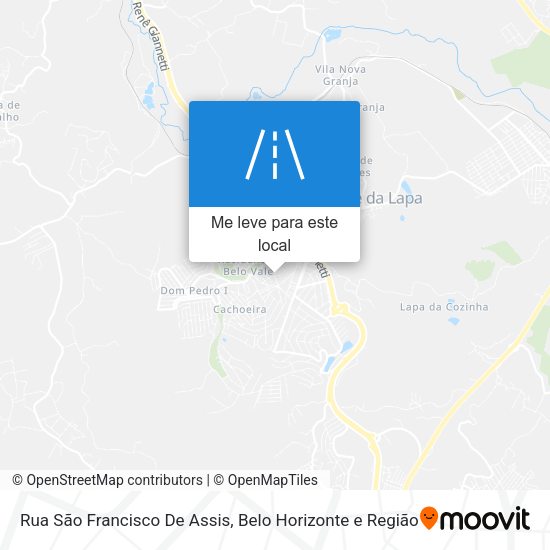 Rua São Francisco De Assis mapa