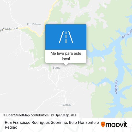 Rua Francisco Rodrigues Sobrinho mapa