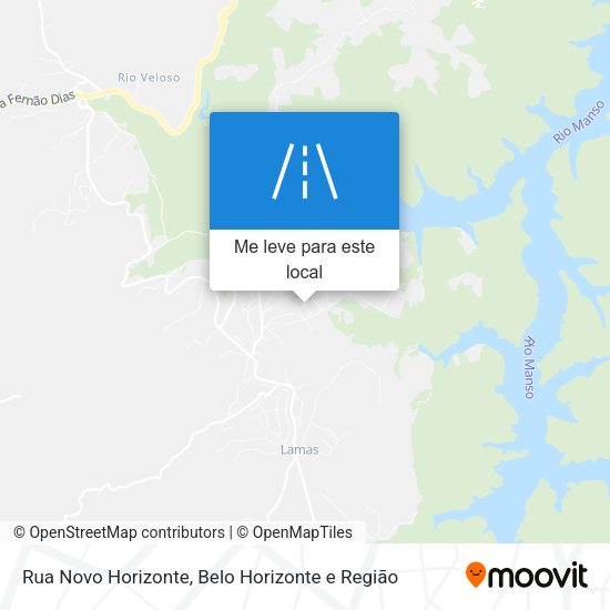 Rua Novo Horizonte mapa