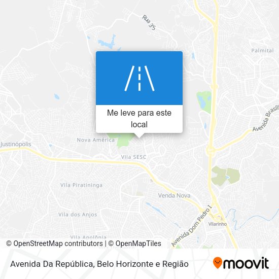 Avenida Da República mapa