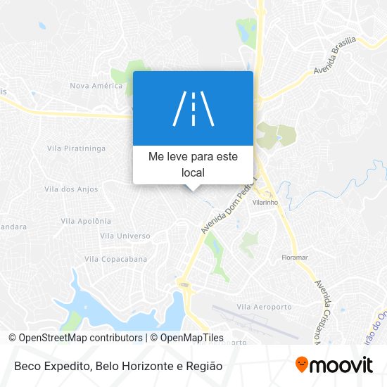 Beco Expedito mapa