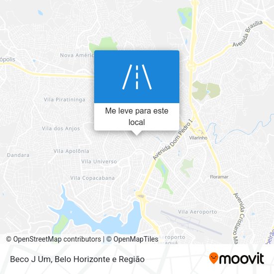 Beco J Um mapa