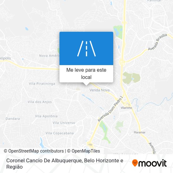 Coronel Cancio De Albuquerque mapa