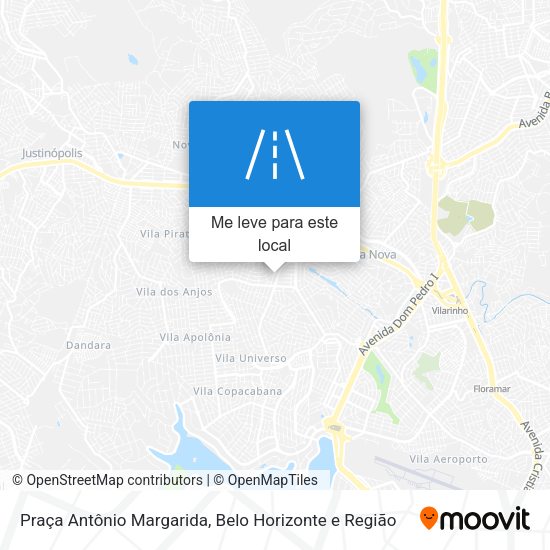 Praça Antônio Margarida mapa