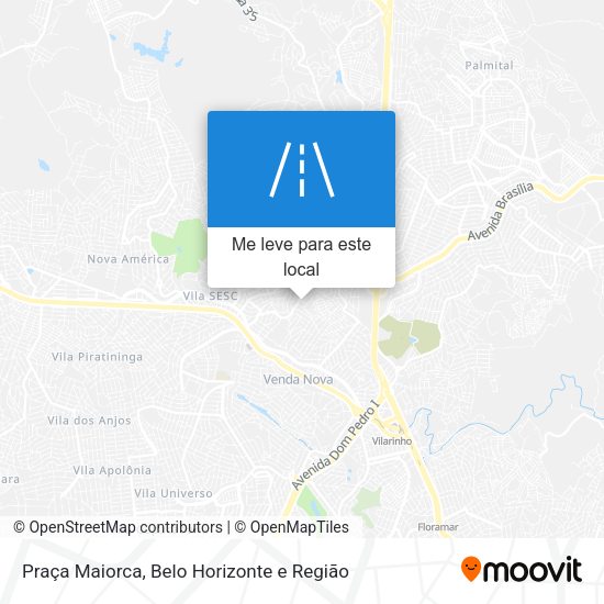 Praça Maiorca mapa