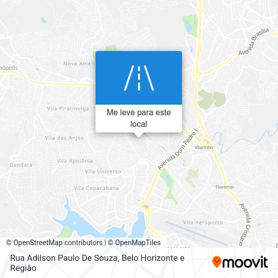 Rua Adilson Paulo De Souza mapa