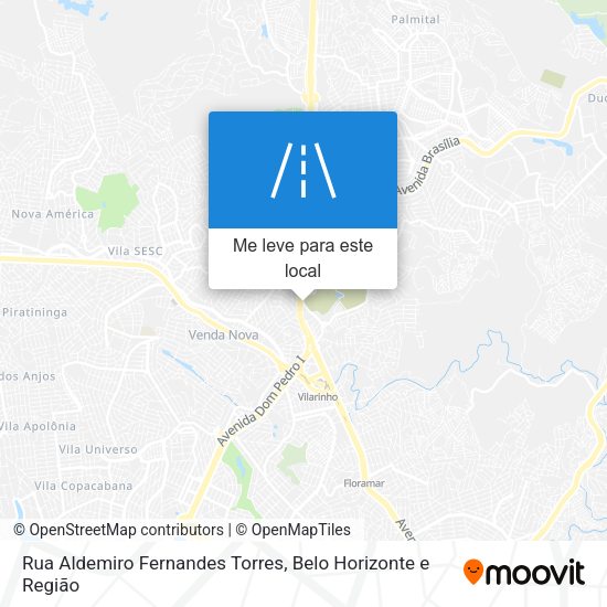 Rua Aldemiro Fernandes Torres mapa