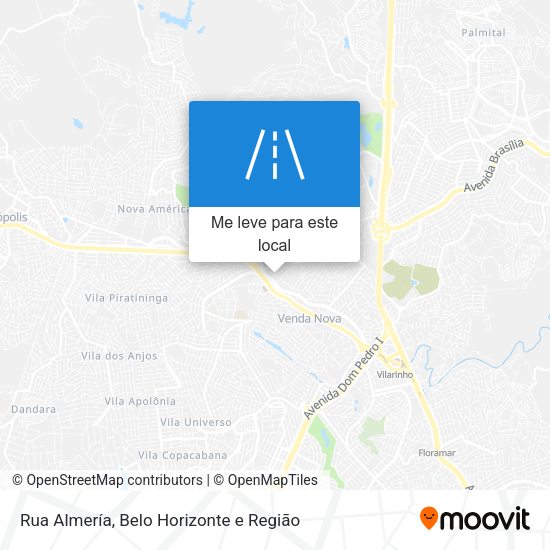Rua Almería mapa