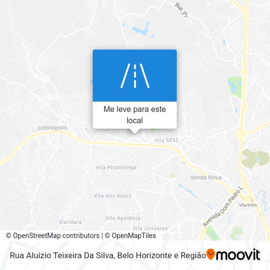 Rua Aluizio Teixeira Da Silva mapa