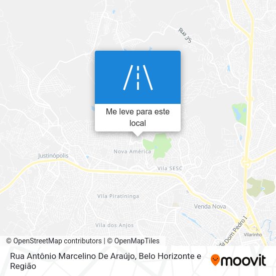 Rua Antônio Marcelino De Araújo mapa