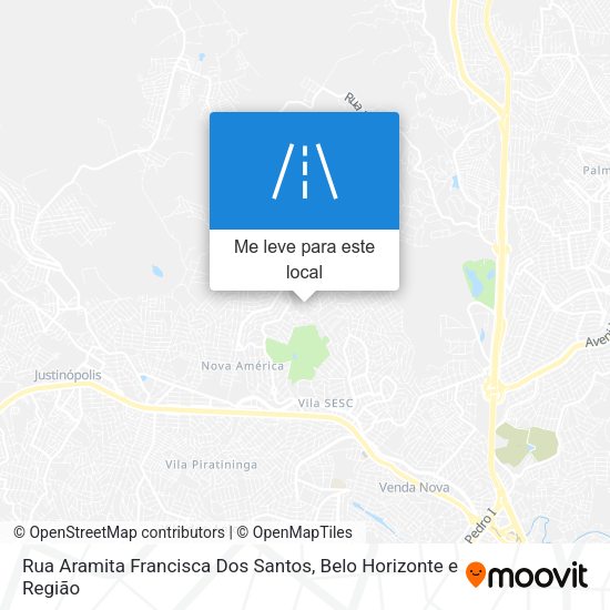 Rua Aramita Francisca Dos Santos mapa