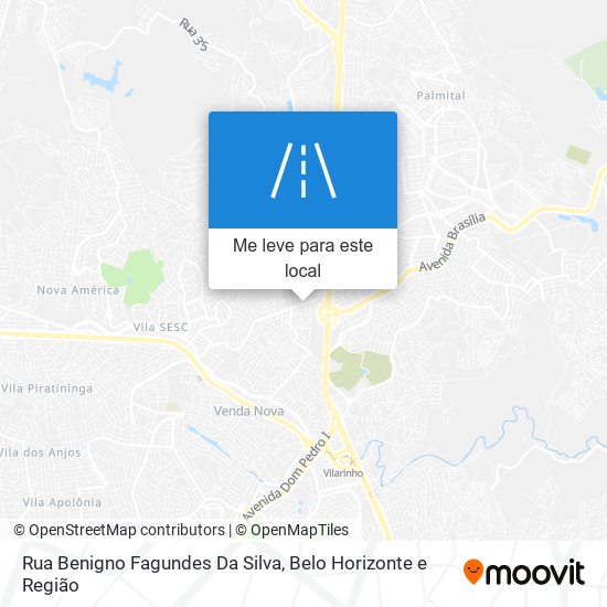 Rua Benigno Fagundes Da Silva mapa