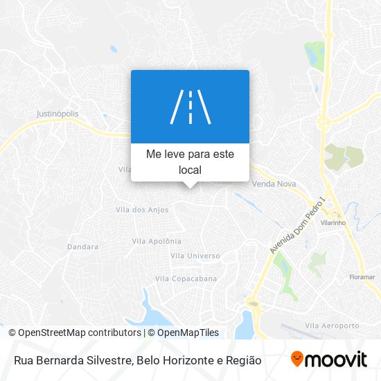 Rua Bernarda Silvestre mapa