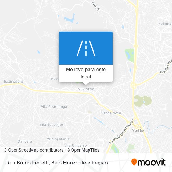 Rua Bruno Ferretti mapa