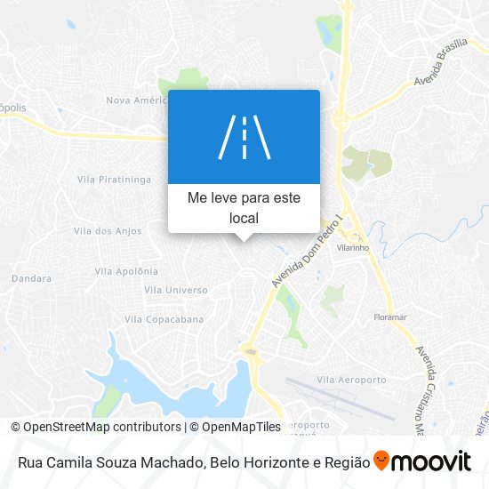 Rua Camila Souza Machado mapa