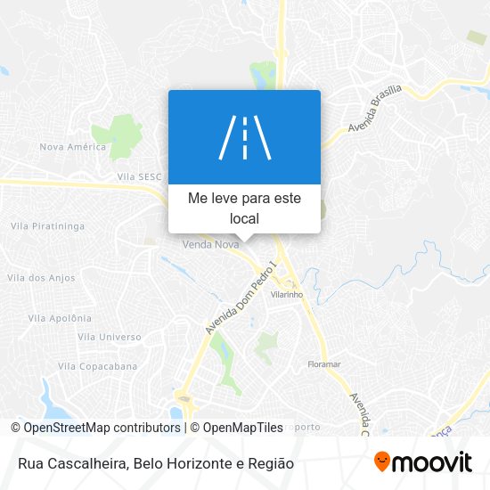 Rua Cascalheira mapa
