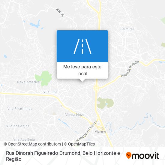Rua Dinorah Figueiredo Drumond mapa