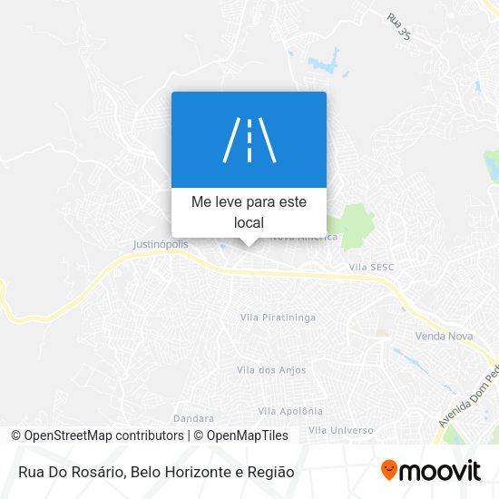Rua Do Rosário mapa