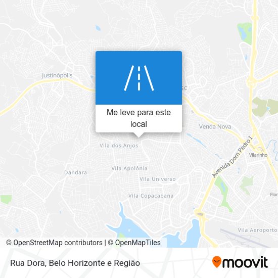 Rua Dora mapa