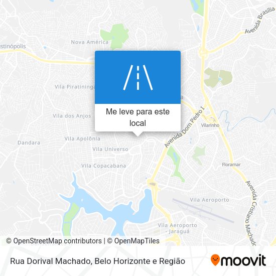 Rua Dorival Machado mapa
