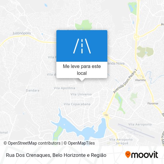Rua Dos Crenaques mapa