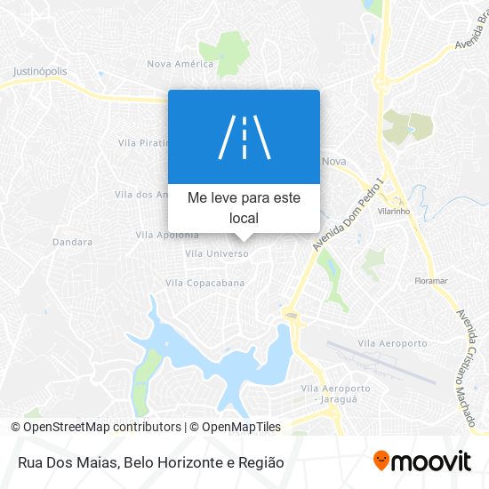 Rua Dos Maias mapa