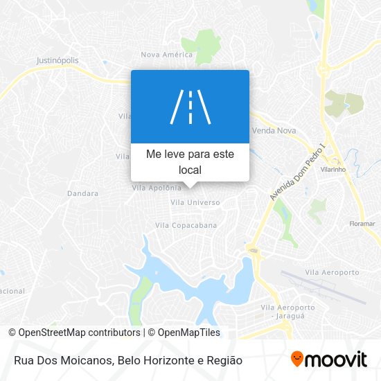 Rua Dos Moicanos mapa