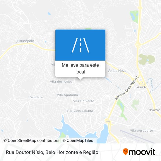 Rua Doutor Nísio mapa