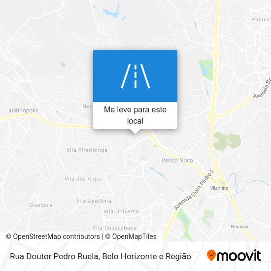 Rua Doutor Pedro Ruela mapa