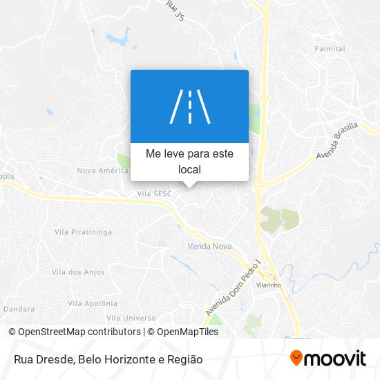 Rua Dresde mapa