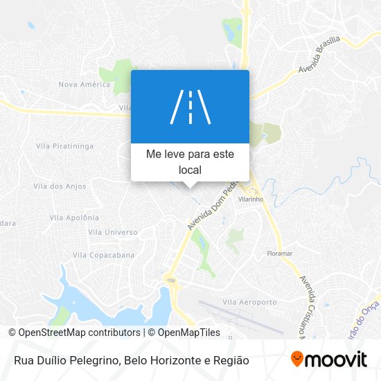 Rua Duílio Pelegrino mapa