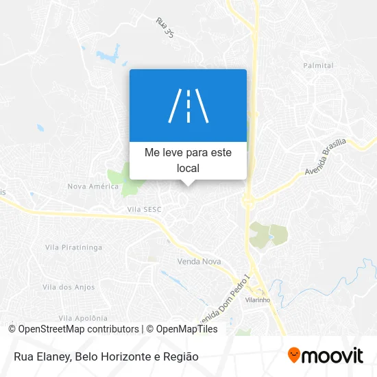 Rua Elaney mapa