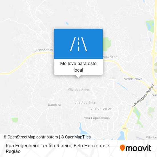 Rua Engenheiro Teófilo Ribeiro mapa