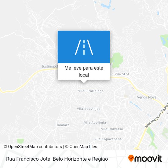 Rua Francisco Jota mapa
