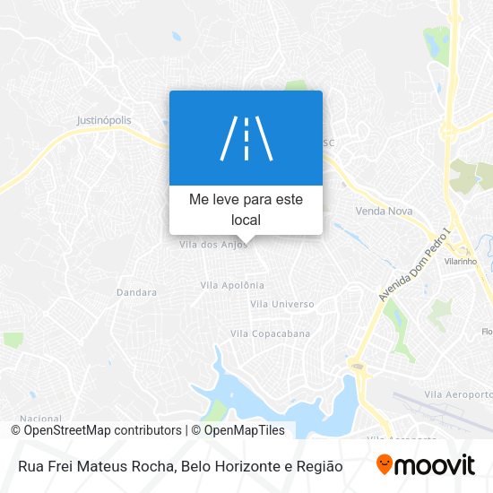 Rua Frei Mateus Rocha mapa