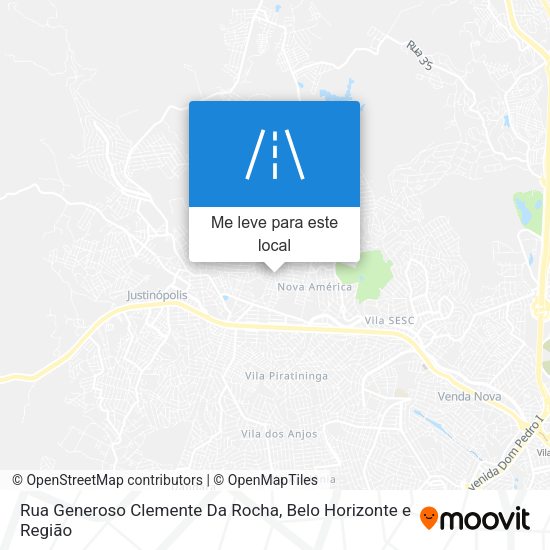 Rua Generoso Clemente Da Rocha mapa