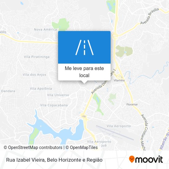 Rua Izabel Vieira mapa