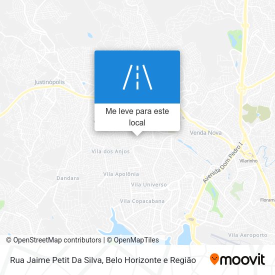 Rua Jaime Petit Da Silva mapa