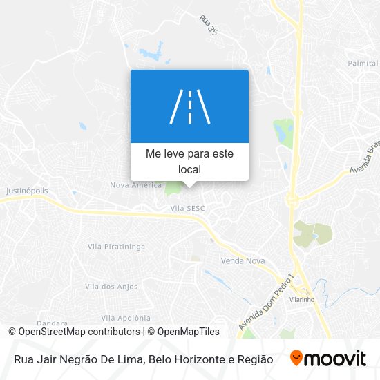 Rua Jair Negrão De Lima mapa