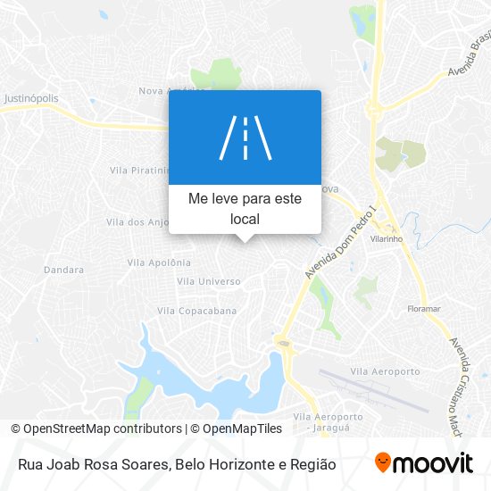 Rua Joab Rosa Soares mapa