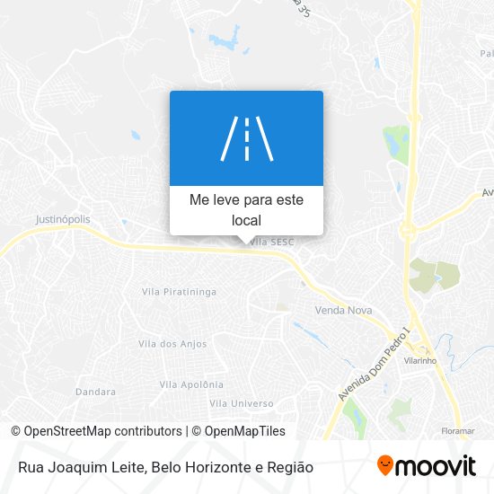 Rua Joaquim Leite mapa