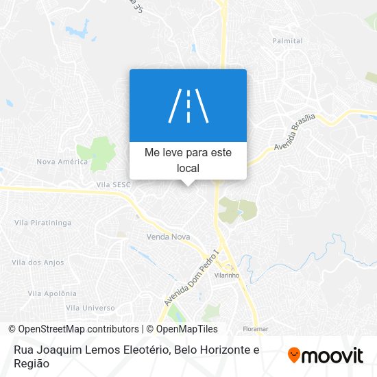Rua Joaquim Lemos Eleotério mapa