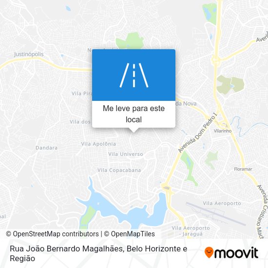 Rua João Bernardo Magalhães mapa