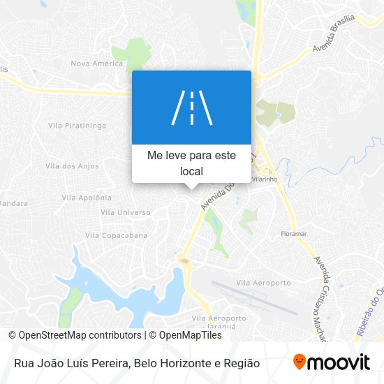 Rua João Luís Pereira mapa