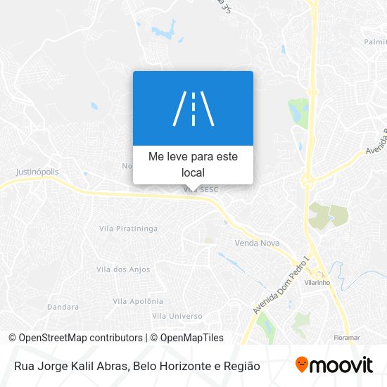 Rua Jorge Kalil Abras mapa