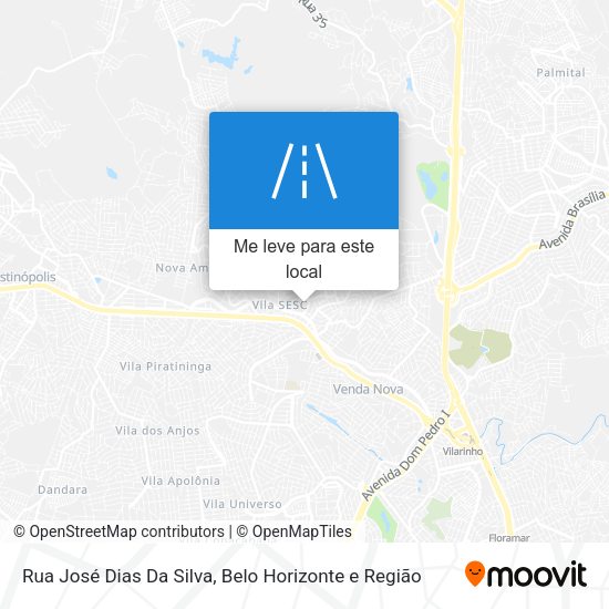 Rua José Dias Da Silva mapa